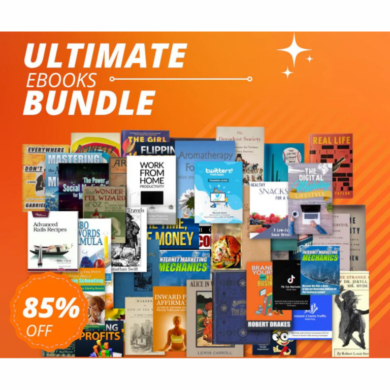 Ultimate E-Books Mega Bundle – 300,000+ Books Across 500+ Genres