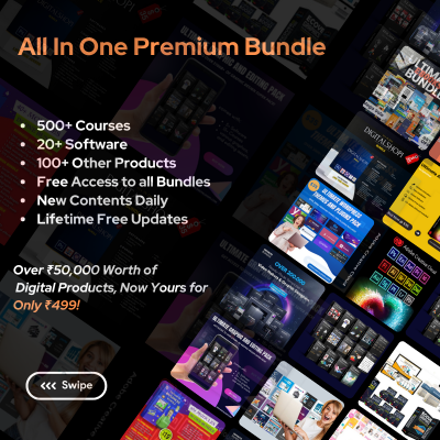 Mega Digital Shop Bundle – 150+ Premium Digital Tools & Resources for Creators