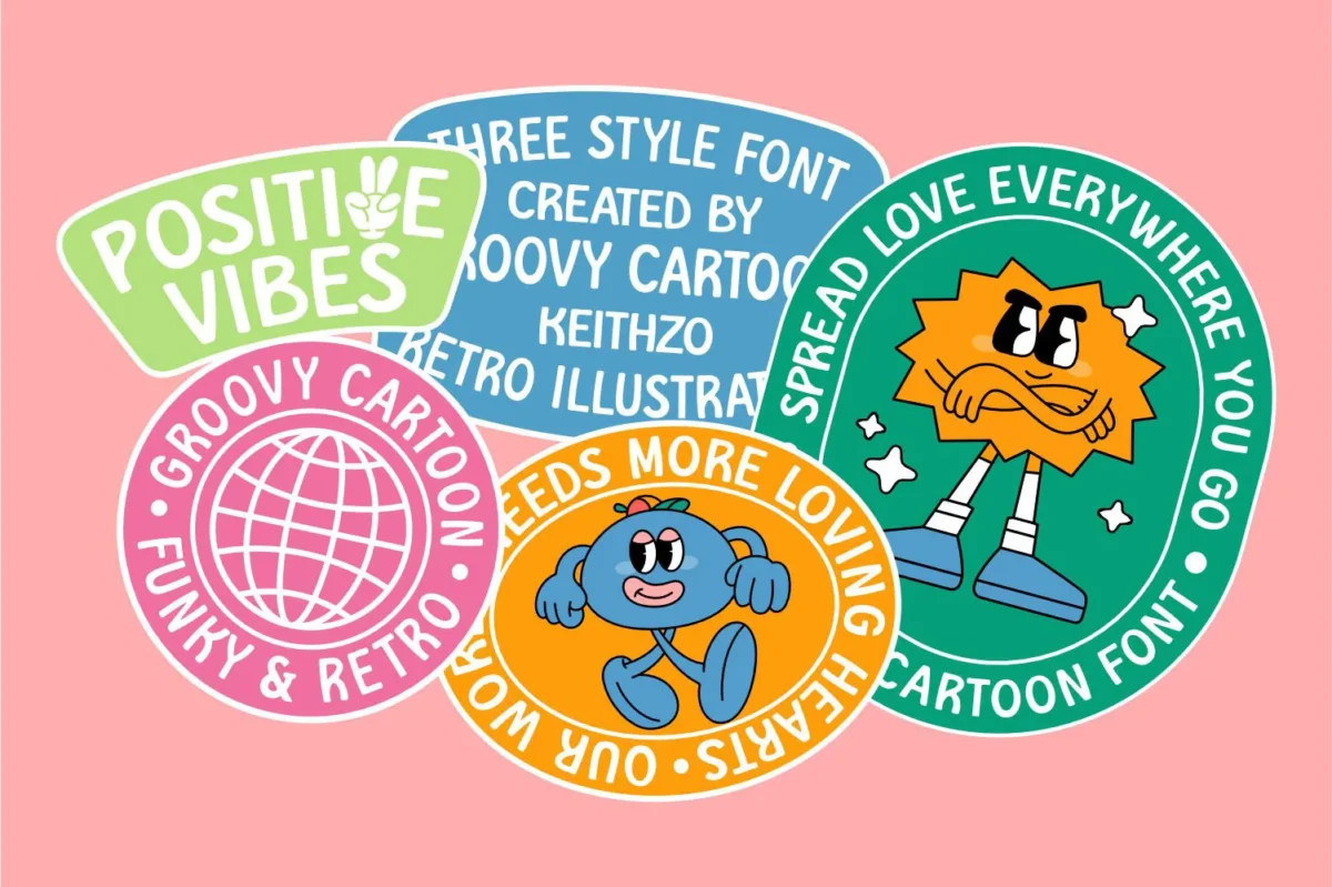 Groovy Cartoon Display Font 5 1