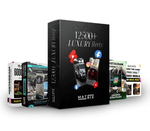 Luxury Reels Bundle – 12000+ Viral Social Media Reels for Influencers & Creators