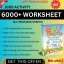 Learning Activities Worksheets Bundle – 6000+ Educational Printable Pages